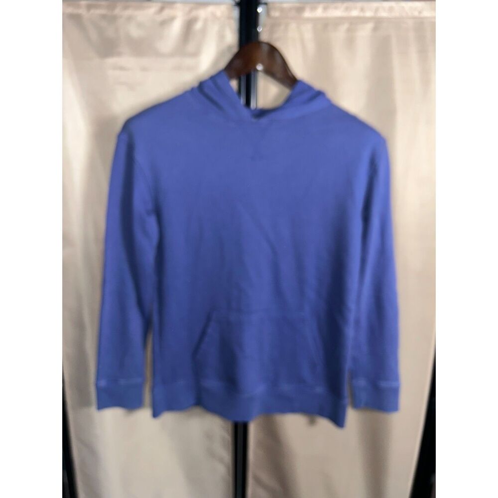 NWT Cat & Jack Kids Blue Pullover Hoodie Size L 100% Cotton